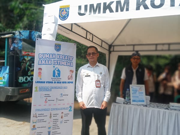 Dinsos Depok Di Kampung Gelari Pelangi, Buka Jalan Kuliah Gratis dan Rumah Kreatif untuk Anak Istimewa