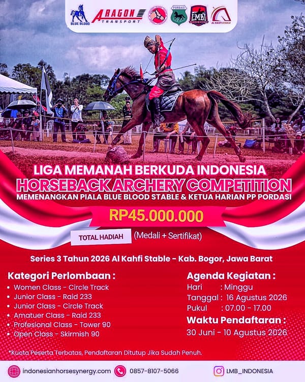 PP HBA Indonesia Siapkan Standarisasi Kuda Kompetisi Nasional, Open Class HBA Resmi Diluncurkan
