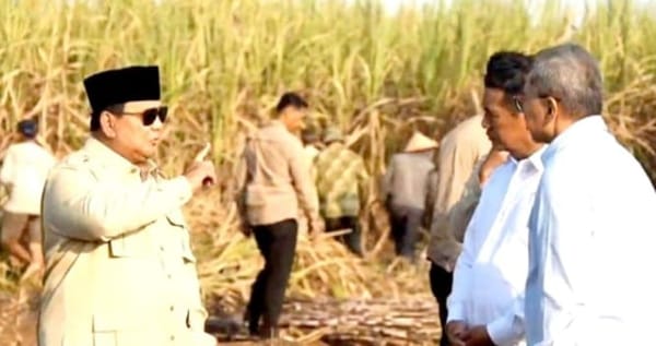 Presiden Prabowo Turun ke Ladang Tebu Malang, Petani Titip Harapan Besar untuk Masa Depan Pertanian