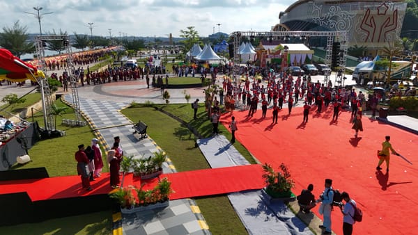 Ribuan Peserta Padati Tanjungpinang, Pawai Ta’aruf MTQ XII Kepri Berlangsung Meriah