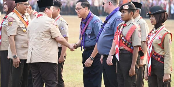 Bendera Jamnas XII 2026 Berkibar Tanda Dimulai Pertemuan Pramuka Penggalang Se Indonesia
