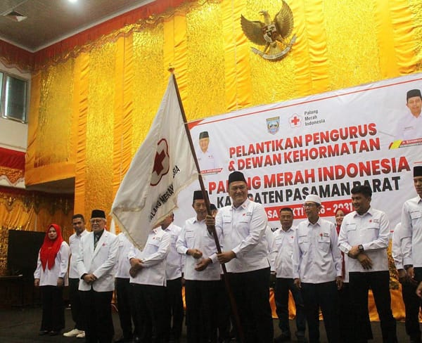 Pengurus PMI Pasaman Barat 2026–2031 Dilantik, Layanan Ambulans Gratis ke Padang Diluncurkan