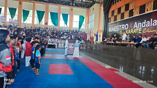 The Arena of Maestro x Andalas Open Karate Championship, Jadi Ajang Persiapan Atlet Jelang Porprov