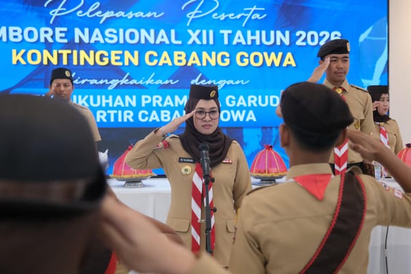 Lepas 92 Peserta Jamnas XII, Bupati Gowa Minta Jaga Nama Baik Daerah di Tingkat Nasional