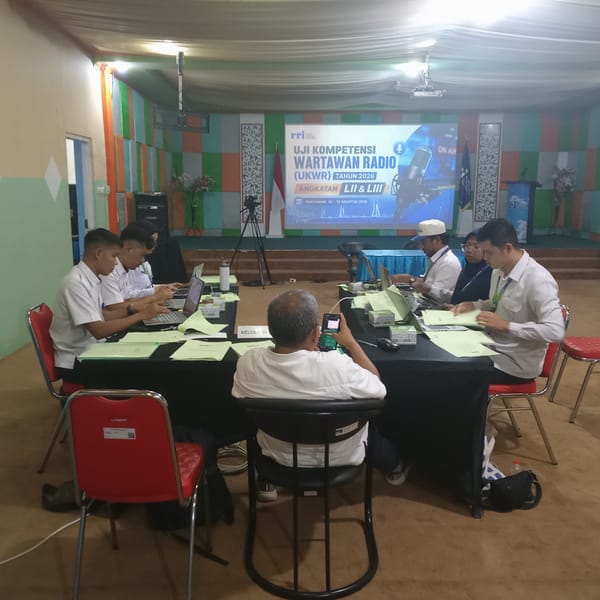 RRI Pontianak Uji Kompetensi Wartawannya