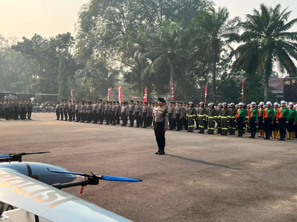 Api Belum Berkobar, Polda Kalbar Sudah Turunkan Pasukan