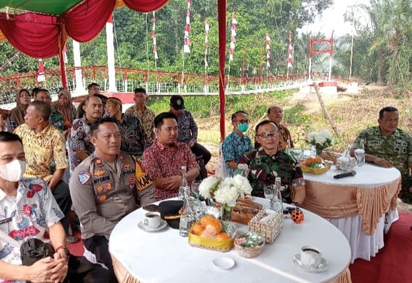 Jembatan Satukan Harapan di Pedalaman Landak Kalbar