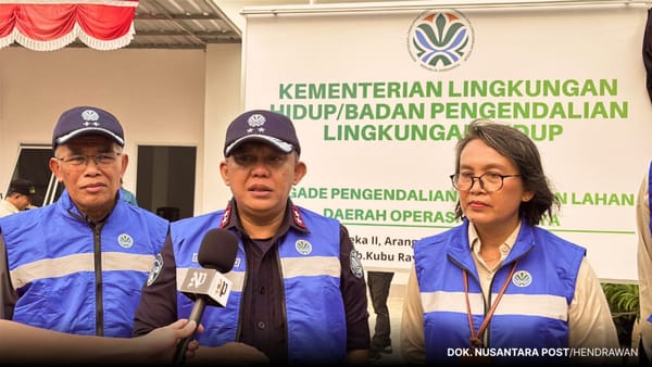 KLH Bentuk Markas Perang Asap Nasional di Kalbar