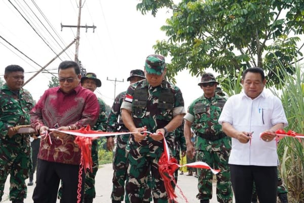 TMMD Usai, Jejak Gotong Royong Tinggal di Pal IX