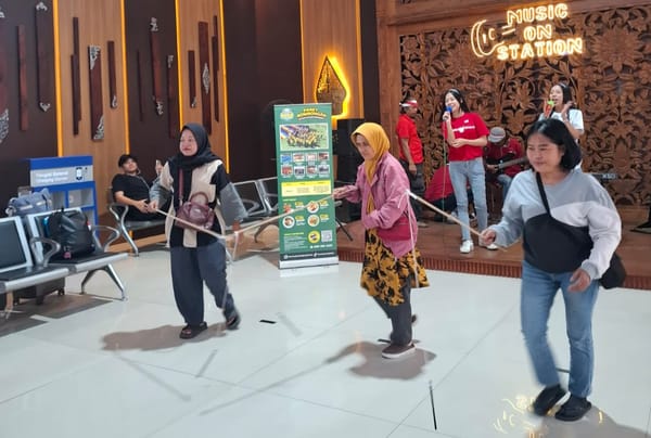 HUT Ke-81 RI, KAI Daop 5 Purwokerto Semarakkan Stasiun dengan Beragam Kegiatan