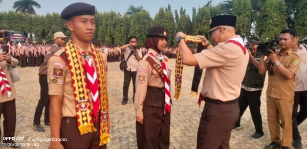 Gubernur Lampung Lepas Kontingen Kwarda Lampung  Ikuti Jamnas XII di Cibubur