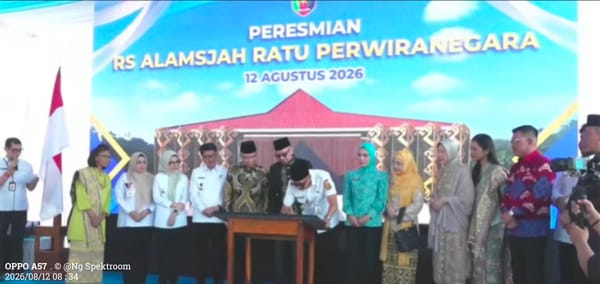 RSJD Lampung Berganti Nama Menjadi RSD Alamsjah Ratu Perwiranegara Pesawaran