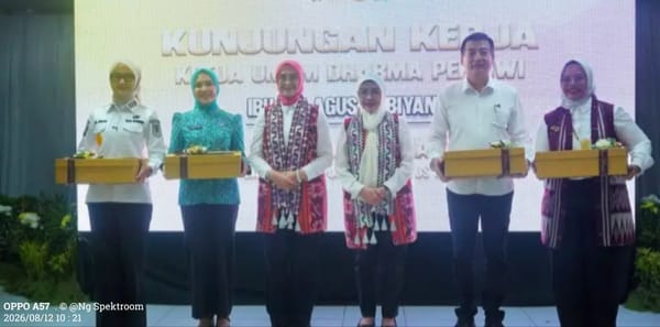 Kunjungan Ketua Umum Dharma Pertiwi, Sebagai Stimulus Dalam Pemenuhan Hak Anak Berkebutuhan Khusus