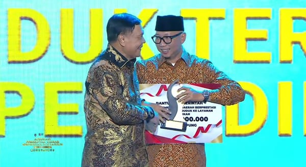 Apresiasi Pemerintah Daerah Berprestasi 2026, Lampung Raih Empat Apresiasi, Tingkat Provinsi & Kabupaten/Kota