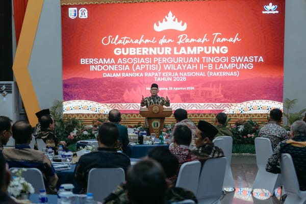Perkuat Kualitas SDM, Gubernur Mirza Dorong PTS Bersinergi Dengan Pemprov Lampung