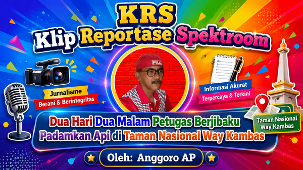 Dua Hari Dua Malam Petugas Berjibaku Padamkan Api di Taman Nasional Way Kambas