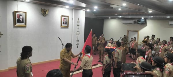 Bawa Nama Ambon ke Panggung Nasional, Wali Kota Titip Karakter dan Prestasi Pramuka