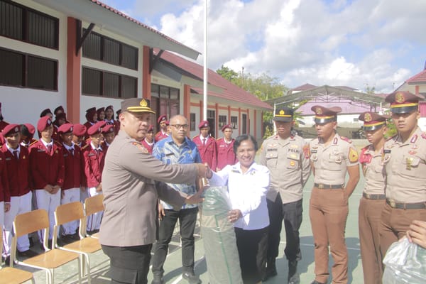 Pengabdian Taruna Akpol di Sekolah Rakyat Ambon Resmi Berakhir
