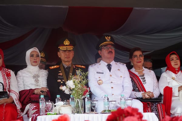 Gubernur Hendrik Lewerissa Pimpin Upacara HUT ke-81 Kemerdekaan RI di Lapangan Merdeka Ambon