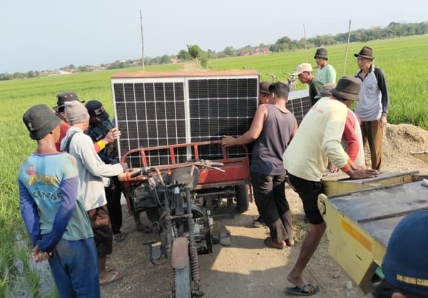Pompa Air Tenaga Surya Selamatkan 250 Hektare Sawah di Majalengka