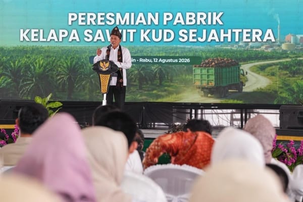 CPO KUD Sejahtera Musi Banyuasin Menjadi Tonggak Mendorong Hilirisasi Kelapa Sawit