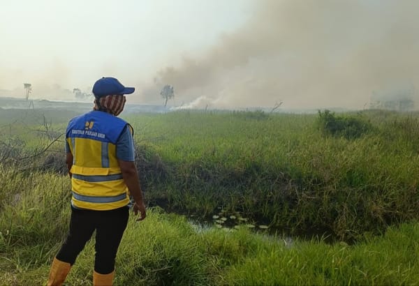 Kementerian PU Bantu  Penanganan Karhutla Kabupaten Banjar