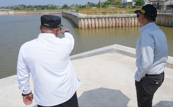 Cegah Banjir Tanjungpinang Menteri PU Dorong Penanganan Sungai Sampai Muara