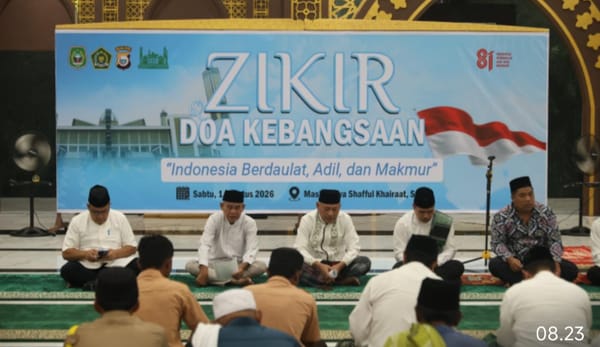 Wagub Maluku Utara Mengajak Masyarakat Mengetuk Pintu Langit untuk Indonesia
