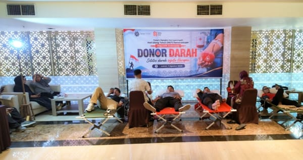 Sambut HUT Kemerdekaan RI ke-81, PMI Ternate Gelar Donor Darah