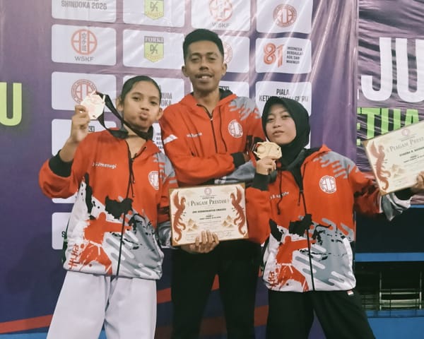 Atlit Karate Malut Raih Emas dan Perunggu di Kejurnas Shindoka tahun 2026 di GOR Ciracas
