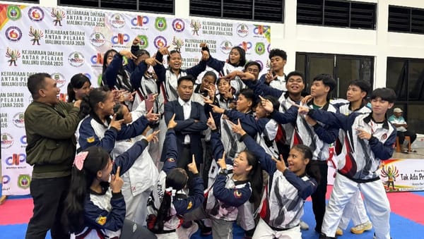 Lemkari Ternate Juara Umum Kejurda Karate Maluku Utara