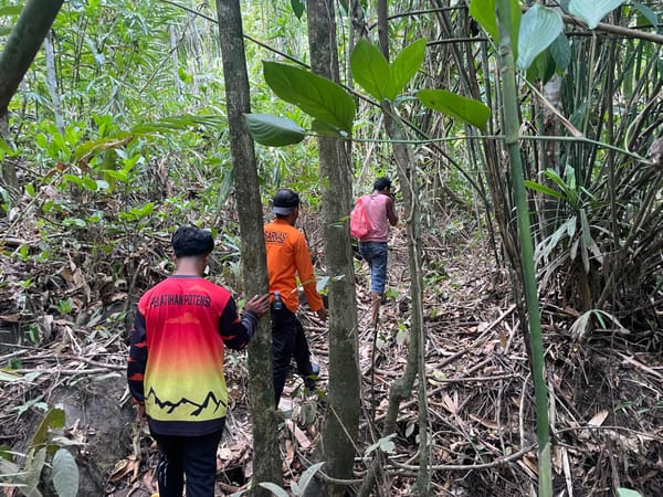 Warga Halut Hilang di Hutan Desa Sukamaju Kecamatan Tobelo Barat. Tim Rescue Lakukan Pencarian
