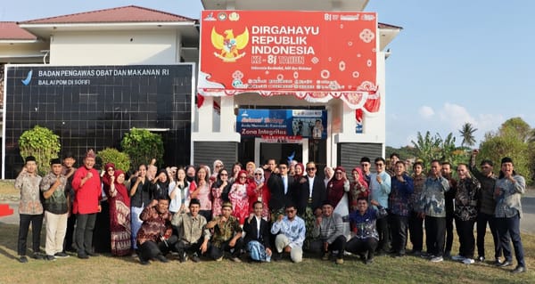 Semangat Kemerdekaan, BPOM Maluku Utara Teguhkan Komitmen Lindungi Masyarakat