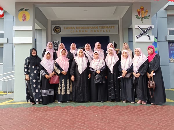 Wanita Islam Alkhairaat Peringati Maulid Dengan Anjangsana di Warga Binaan Lapas Perempuan Ternate