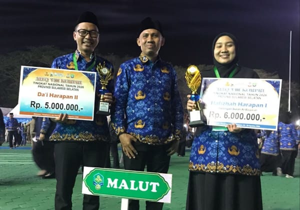 ASN Kemenag Maluku Utara Raih Prestasi Pada MTQ Nasional Korpri Tahun 2026