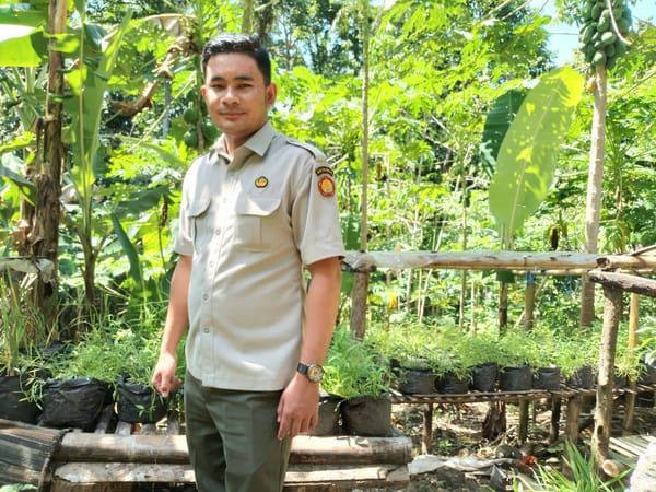 Dinas Pertanian Kota Ambon  Dorong Petani Meningkatkan Hasil Produksi. Alvian Ajak Petani Latuhalat Manfaatkan Lahan Kosong