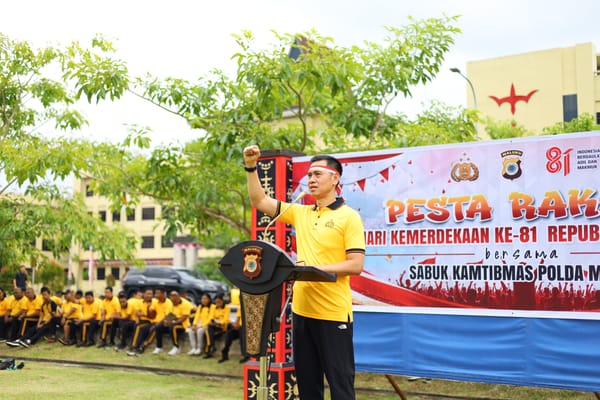Kapolda Maluku: Kemerdekaan Harus Diisi Dengan Persatuan dan Gotong Royong