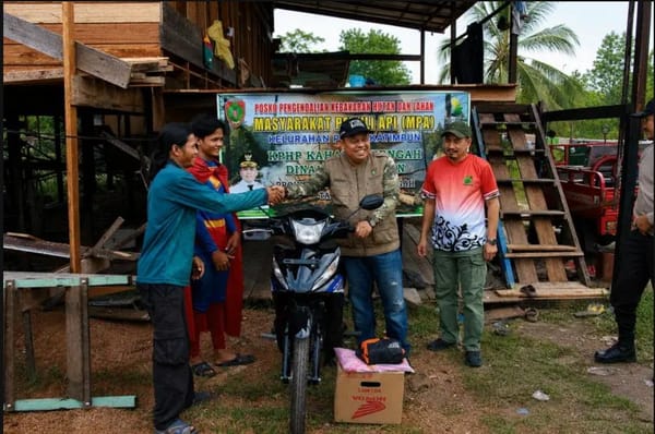 Rudiansyah “Superman” Karhutla Kalteng, Bergerak dari Kepedulian