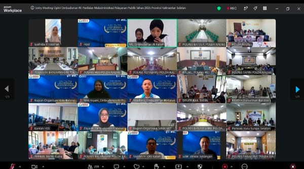 Dukung Asta Cita, Ombudsman Nilai 85 Unit Layanan Publik di Kalsel
