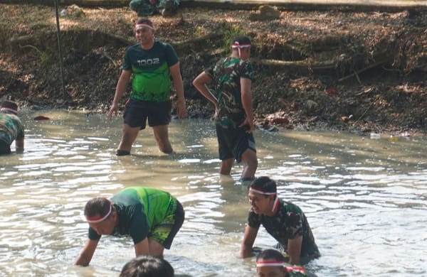Meriahkan HUT ke-81 RI, Kodim 1002/HST Gelar Tarik Tambang, Lari Estafet hingga Bakacal