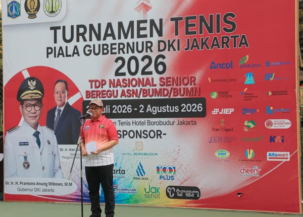 Diikuti 322 Peserta, Tenis Piala Gubernur DKI Dorong Jakarta Jadi Pusat Sport Tourism