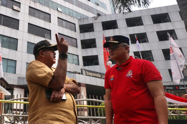 Pasca Kebakaran Gedung Abdul Muis: Dishub DKI akan Kerahkan Petugas Urai Kepadatan Lalin