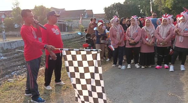 PJ Kades Kacongan Mohammad Aprilla: Jalan Sehat Jadi Momentum Perkuat Kerukunan Warga