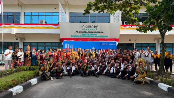 Semarak HUT ke-81 RI di Bandara Minangkabau, Ada Upacara hingga Bazar Makanan
