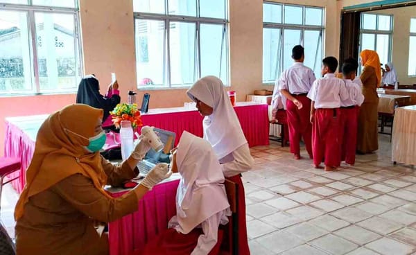 49.343 Anak Sekolah dari Berbagai Jenjang Pendidikan di Tanjungpinang Ikuti Cek Kesehatan Gratis