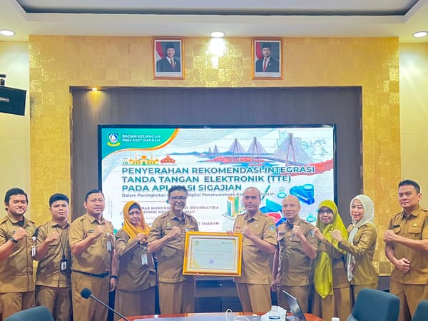 Pemrov Kepri terus memperkuat penerapan SPBE pemanfaatan TTE tersertifikasi.