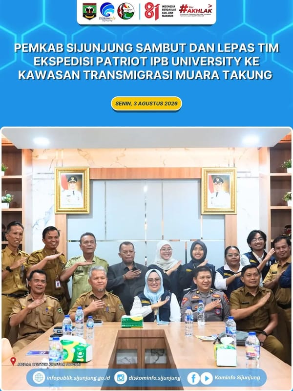 IPB University Kirim Tim Ekspedisi Patriot 2026 ke Sijunjung, Dampingi Hilirisasi Sawit di Kawasan
