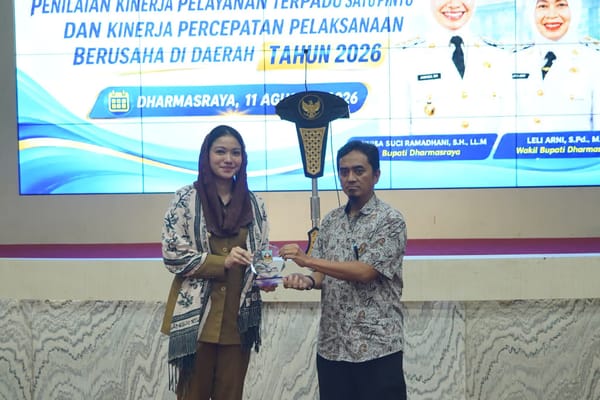 Masuk 6 Nomine Terbaik Nasional, Tim Penilai Uji Kinerja Pelayanan Perizinan Pemkab Dharmasraya