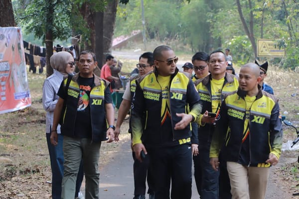 Audy Joinaldy Tinjau Kontingen Jamnas XII 2026, Apresiasi Kreativitas Sawahlunto
