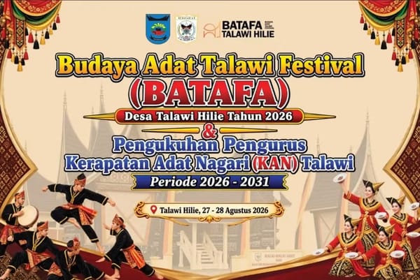 BATAFA 2026 Digelar 27–28 Agustus, Talawi Hilie Perkuat Gerakan Pelestarian Adat dan Budaya
